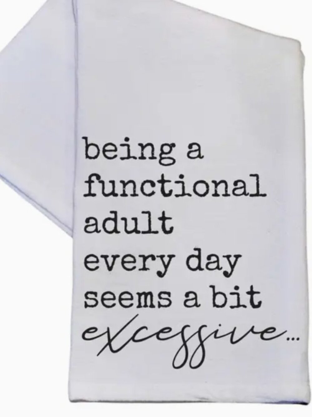 Dish towel 16x24 functional adult